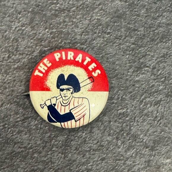 Vintage 1960’s Crane Potato Chips Pittsburg Pirates Collectible Pin MLB - Picture 1 of 3